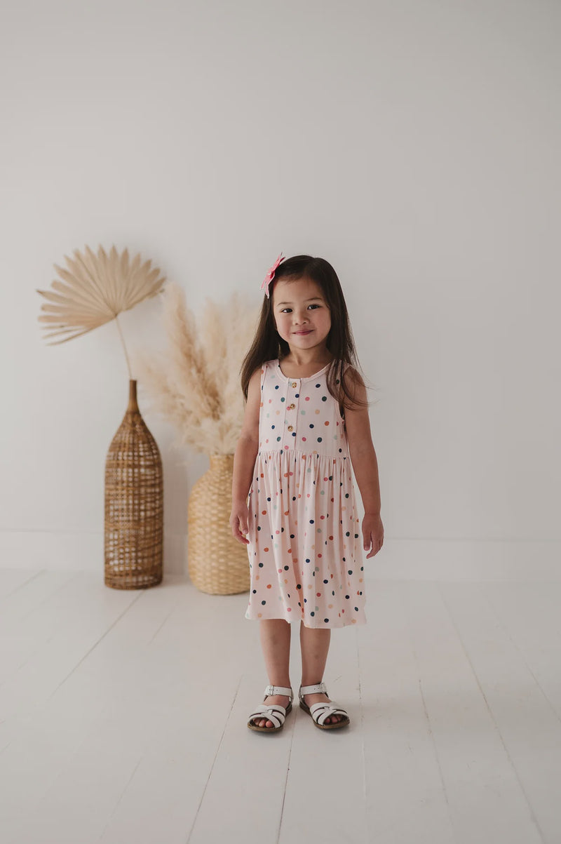 Summer Dot Tank Dress