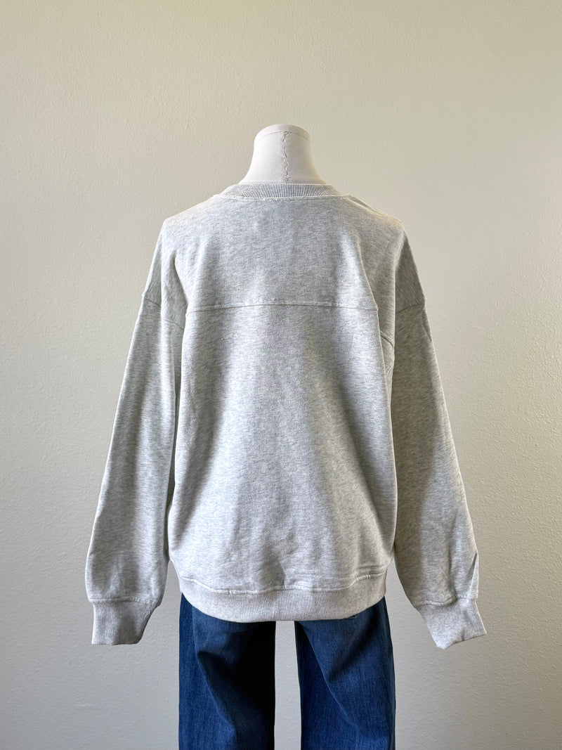 Bonjour Embroidered Sweatshirt
