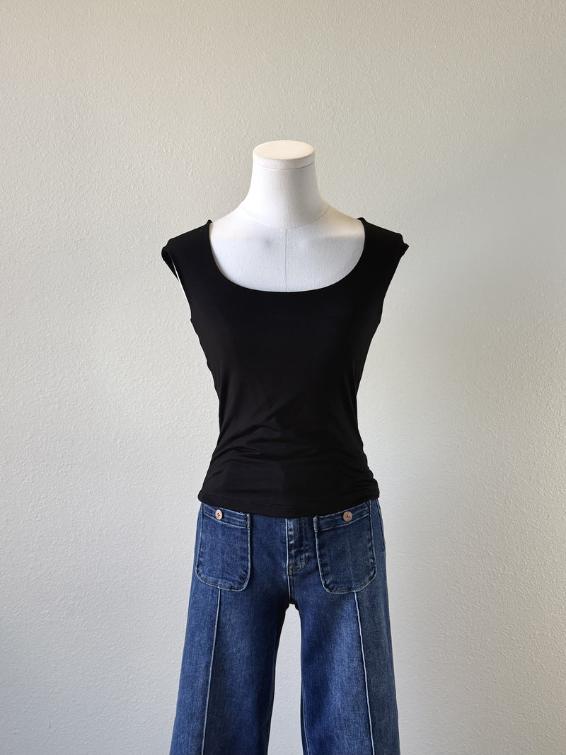 Maeve Cap Sleeve Top