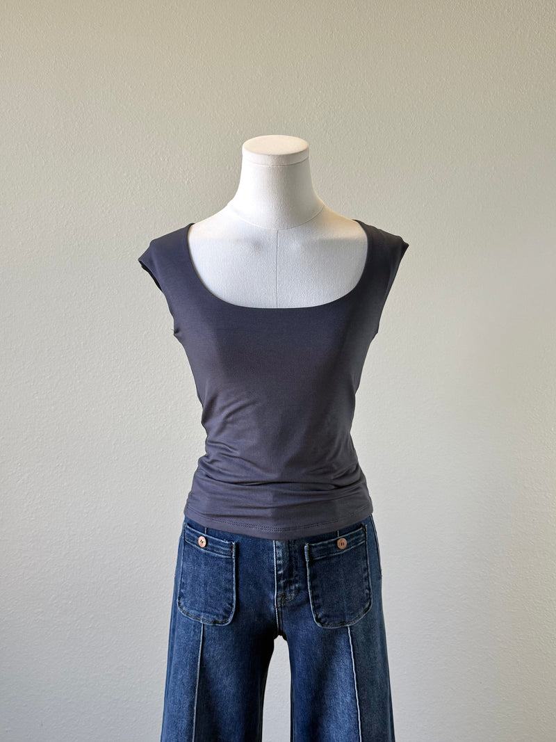 Maeve Cap Sleeve Top